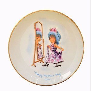 Vintage Plate Gorham Moppets 1975 Annual Collectors Third Limited Mothers Day